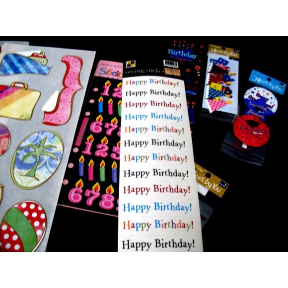 Creative Memories and more CELEBRATE Stickers (Party, Birthday,) Gr Lengths - Picture 6 of 6